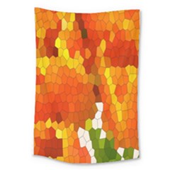 Mosaic Glass Colorful Color Large Tapestry