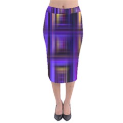 Background Texture Pattern Color Velvet Midi Pencil Skirt