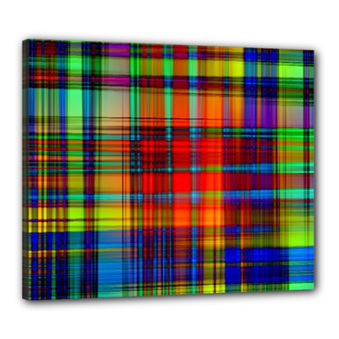 Abstract Color Background Form Canvas 24  X 20 