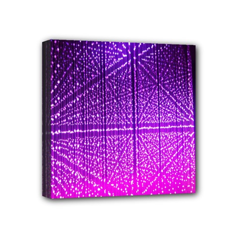 Pattern Light Color Structure Mini Canvas 4  X 4  by Simbadda