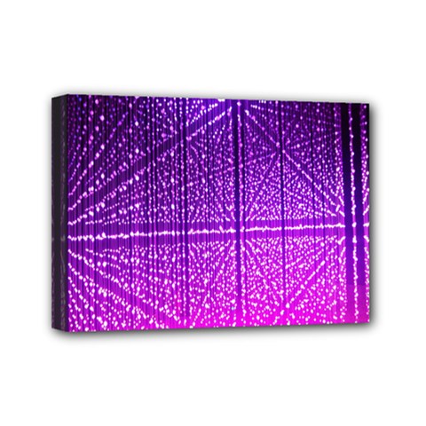 Pattern Light Color Structure Mini Canvas 7  X 5  by Simbadda