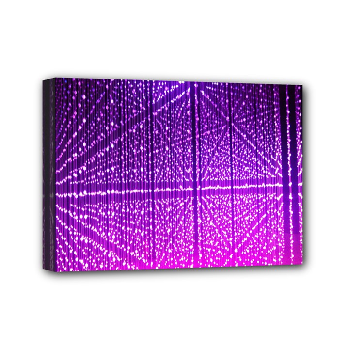 Pattern Light Color Structure Mini Canvas 7  x 5 