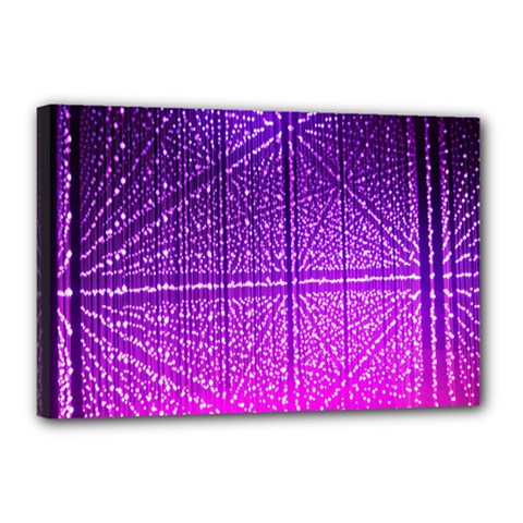 Pattern Light Color Structure Canvas 18  X 12 