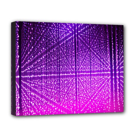 Pattern Light Color Structure Deluxe Canvas 20  X 16  