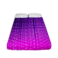 Pattern Light Color Structure Fitted Sheet (full/ Double Size)