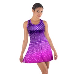 Pattern Light Color Structure Cotton Racerback Dress