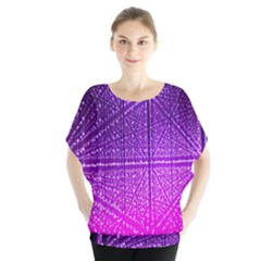 Pattern Light Color Structure Blouse