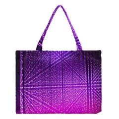 Pattern Light Color Structure Medium Tote Bag by Simbadda