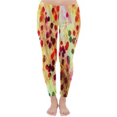 Background Color Pattern Abstract Classic Winter Leggings