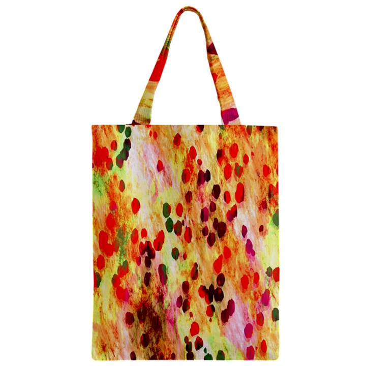 Background Color Pattern Abstract Zipper Classic Tote Bag