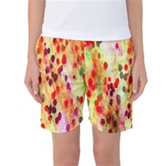 Background Color Pattern Abstract Women s Basketball Shorts