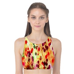 Background Color Pattern Abstract Tank Bikini Top