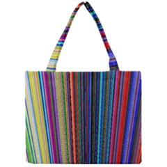 Multi Colored Lines Mini Tote Bag