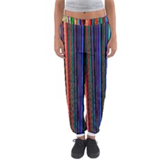 Multi Colored Lines Women s Jogger Sweatpants