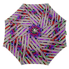 Multi Color Wave Abstract Pattern Straight Umbrellas