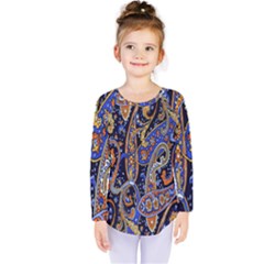 Pattern Color Design Texture Kids  Long Sleeve Tee