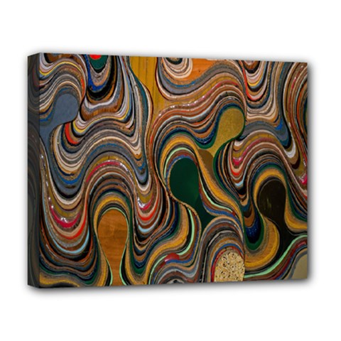 Swirl Colour Design Color Texture Deluxe Canvas 20  X 16  