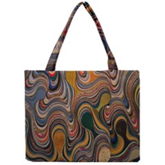 Swirl Colour Design Color Texture Mini Tote Bag