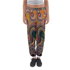 Swirl Colour Design Color Texture Women s Jogger Sweatpants