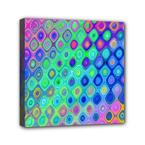 Background Texture Pattern Colorful Mini Canvas 6  x 6 