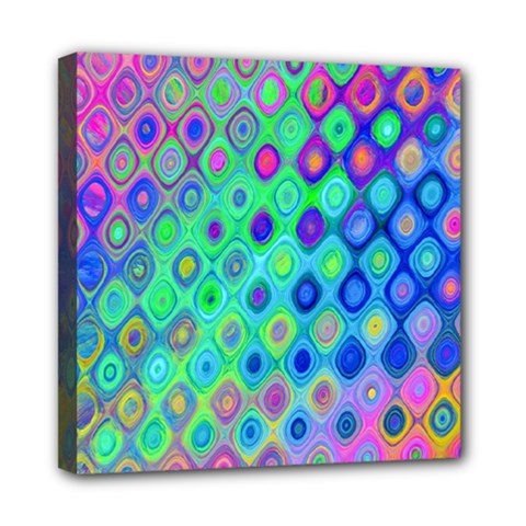 Background Texture Pattern Colorful Mini Canvas 8  x 8 