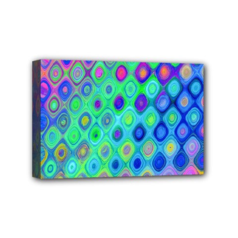 Background Texture Pattern Colorful Mini Canvas 6  x 4 