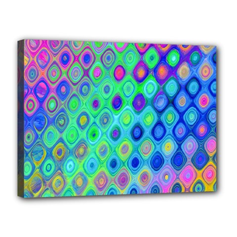 Background Texture Pattern Colorful Canvas 16  x 12 