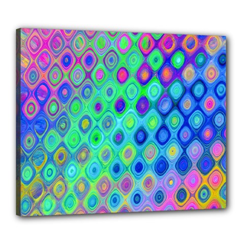 Background Texture Pattern Colorful Canvas 24  x 20 