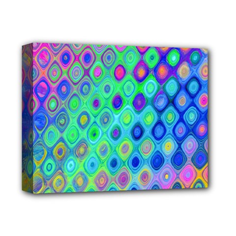 Background Texture Pattern Colorful Deluxe Canvas 14  x 11 