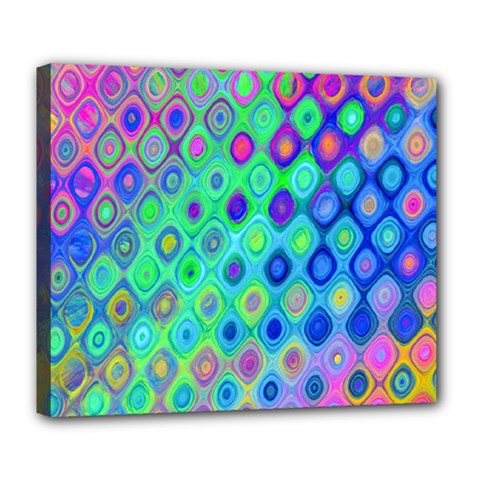 Background Texture Pattern Colorful Deluxe Canvas 24  x 20  