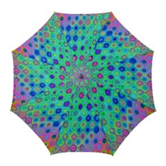 Background Texture Pattern Colorful Golf Umbrellas