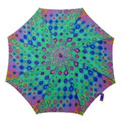 Background Texture Pattern Colorful Hook Handle Umbrellas (small)