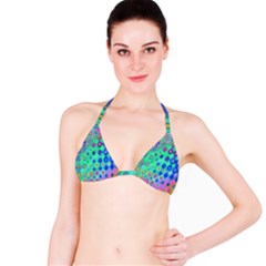 Background Texture Pattern Colorful Bikini Top