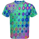 Background Texture Pattern Colorful Men s Cotton Tee View1