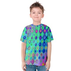 Background Texture Pattern Colorful Kids  Cotton Tee