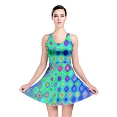 Background Texture Pattern Colorful Reversible Skater Dress