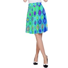 Background Texture Pattern Colorful A-Line Skirt