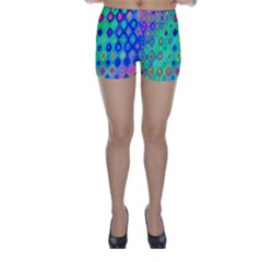 Background Texture Pattern Colorful Skinny Shorts