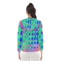 Background Texture Pattern Colorful Hooded Wind Breaker (Women) View2