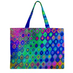 Background Texture Pattern Colorful Zipper Mini Tote Bag