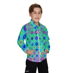 Background Texture Pattern Colorful Wind Breaker (Kids)