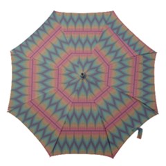 Pattern Background Texture Colorful Hook Handle Umbrellas (small)