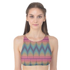 Pattern Background Texture Colorful Tank Bikini Top