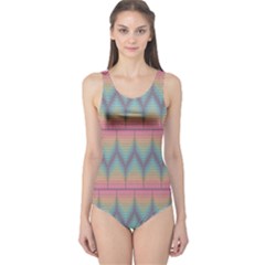 Pattern Background Texture Colorful One Piece Swimsuit