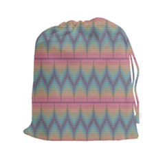 Pattern Background Texture Colorful Drawstring Pouches (xxl)