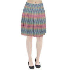 Pattern Background Texture Colorful Pleated Skirt by Simbadda