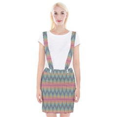 Pattern Background Texture Colorful Suspender Skirt by Simbadda