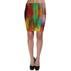 Color Abstract Background Textures Bodycon Skirt