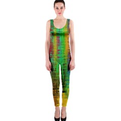 Color Abstract Background Textures Onepiece Catsuit