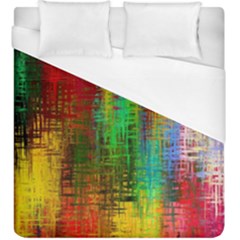 Color Abstract Background Textures Duvet Cover (king Size)